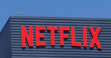 The Netflix logo is shown on one of their Hollywood buildings in Los Angeles, California, U.S., July 12, 2023. (Reuters Photo)