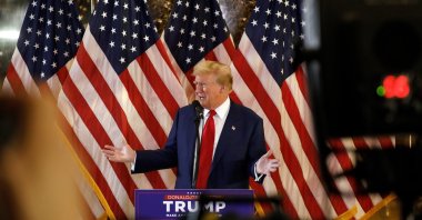 Former U.S. President Donald Trump speaks at a news conference at Trump Tower the day after a jury found him guilty on all 34 counts in his hush money criminal trial in New York State Supreme Court in New York, New York, U.S., May 31, 2024. (EPA Photo)