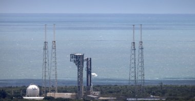 NASA Boeing Crew Flight Test mission Starliner spacecraft, on a United Launch Alliance Atlas V rocket, is docked on the Space Launch Complex-41 as the launch was scrubbed minutes before the liftoff, in Cape Canaveral Space Force Station, Florida, U.S., June 1, 2024. (EPA Photo)