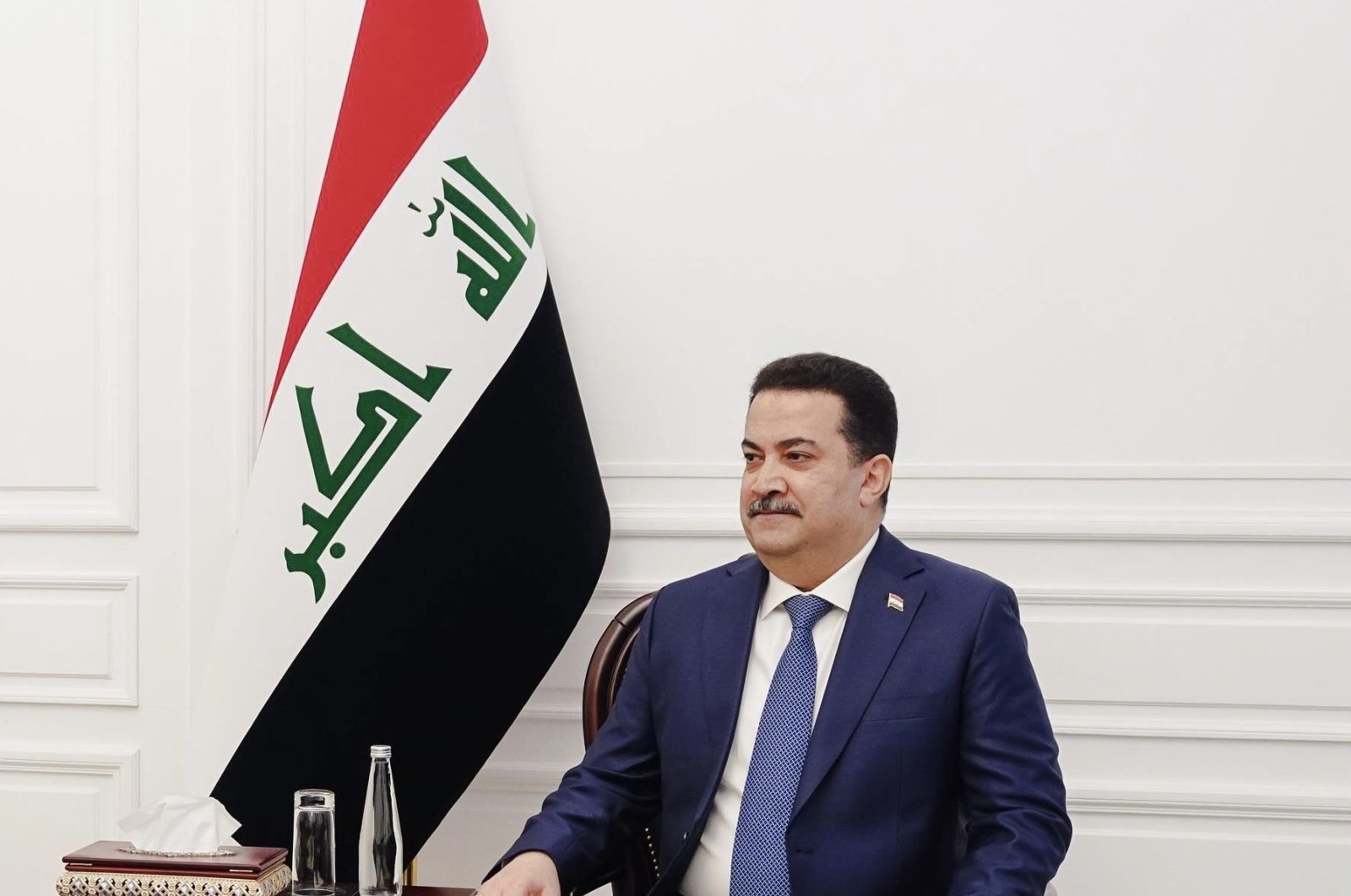 Prime Minister Mohammed Shia Al Sudani is seen at the prime minister&#039;s office in Baghdad, Iraq, May 27, 2024 (Courtesy of the prime minister&#039;s office)