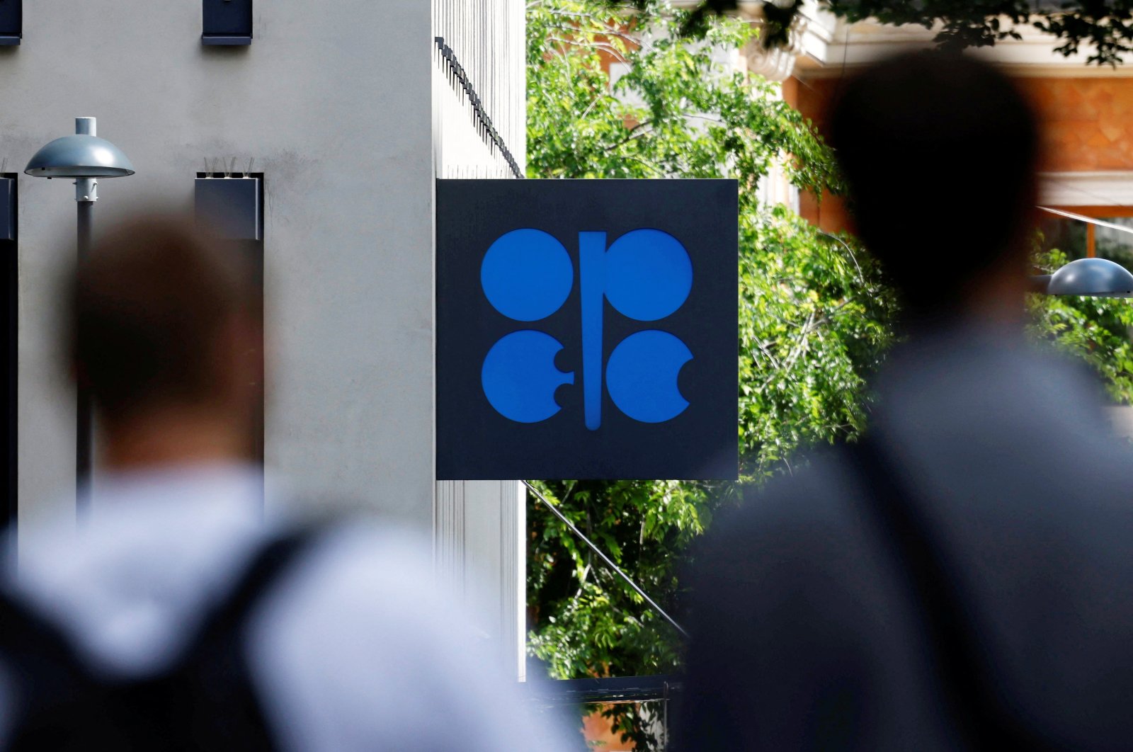 A view shows the logo of the Organization of the Petroleum Exporting Countries (OPEC) outside its headquarters in Vienna, Austria, May 28, 2024. (Reuters Photo)