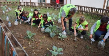 Canik Municipality in Samsun fosters a zero waste culture and eco-conscious generations through its projects, Samsun, Türkiye, May 26, 2024. (IHA Photo)