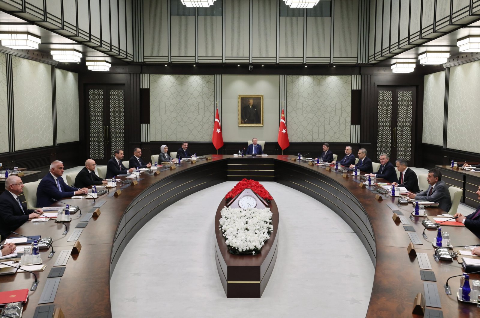 A view of the Cabinet meeting, Ankara, Türkiye, May 6, 2024. (AA Photo)