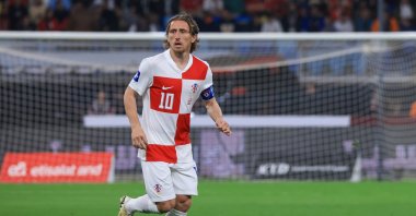 Croatia's Luka Modric during the FIFA Series 2024 Egypt match against Egypt at New Administrative Capital Stadium, Cairo, Egypt, March 26, 2024. (Getty Images Photo)