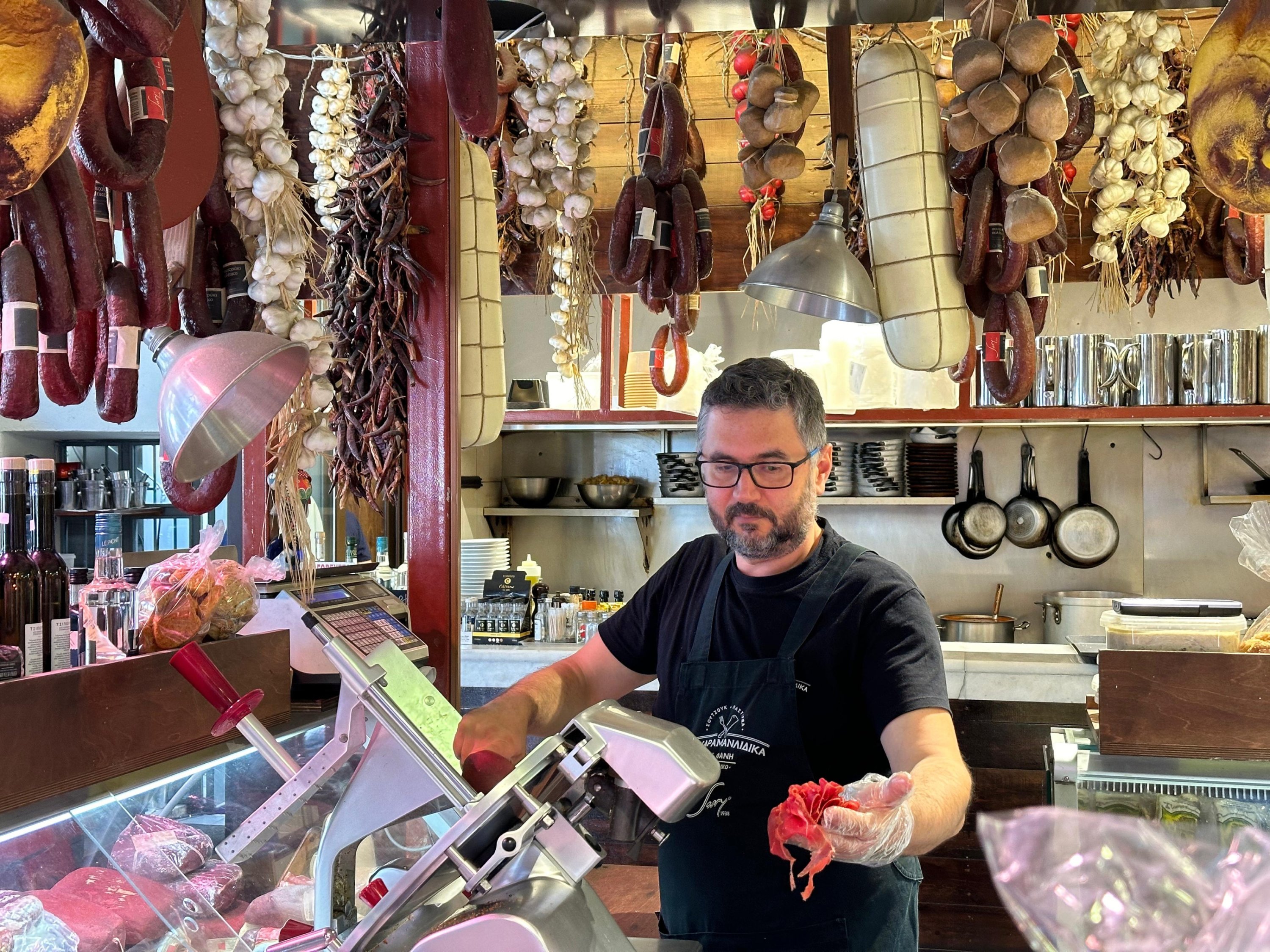 The Greeks who came from Türkiye to Greece with the population exchange a century ago continue to preserve Anatolian flavors in Greece, June 4, 2024. (AA Photo)