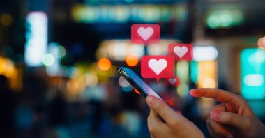 Japan launched a dating app called &quot;Tokyo Futari Story,” with marriage on the decline and a drop in the birth rate. (Getty Images Photo)