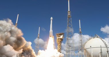 A rocket carrying two astronauts aboard Boeing&#039;s Starliner-1 Crew Flight Test (CFT) is launched on a mission to the International Space Station in Cape Canaveral, Florida, U.S., June 5, 2024. (Reuters Photo)