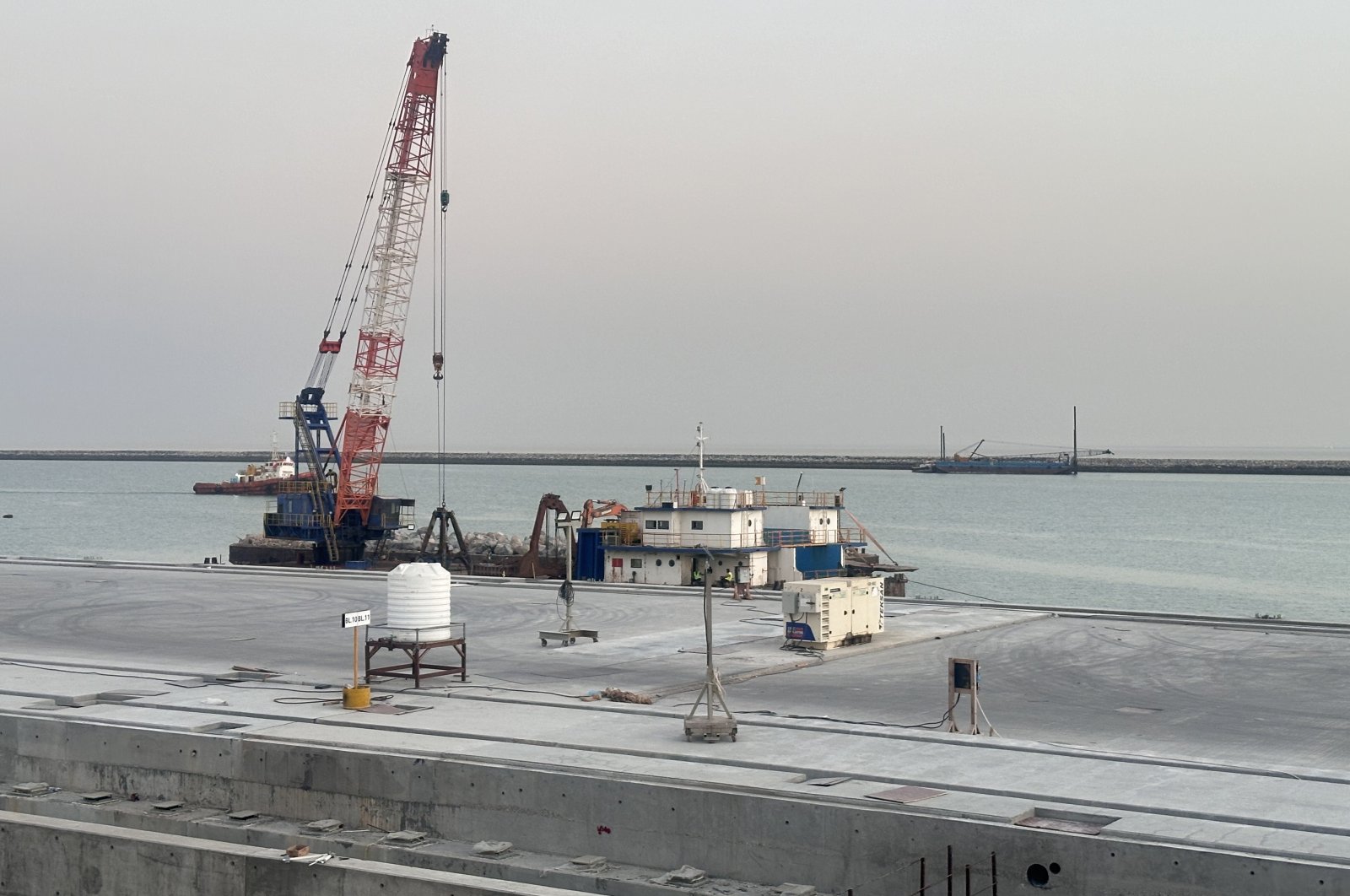 The Al-Faw port in Basra, Iraq, May 28, 2024. (Photo by Dilara Aslan Özer)