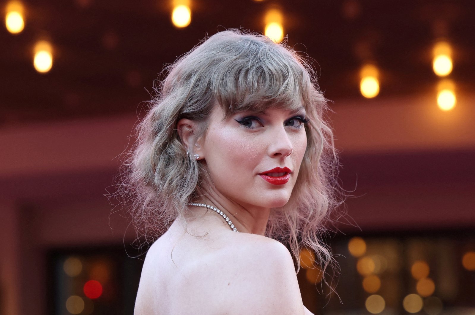 Taylor Swift attends a premiere for "Taylor Swift: The Eras Tour" in Los Angeles, California, U.S., Oct. 11, 2023. (Reuters Photo)