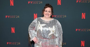 Jessica Gunning attends the Los Angeles Special Screening and Photo Call for Netflix&#039;s &quot;Baby Reindeer&quot; at FYSEE, Sunset Las Palmas Studios, Los Angeles, California, June 1, 2024. (AFP Photo)