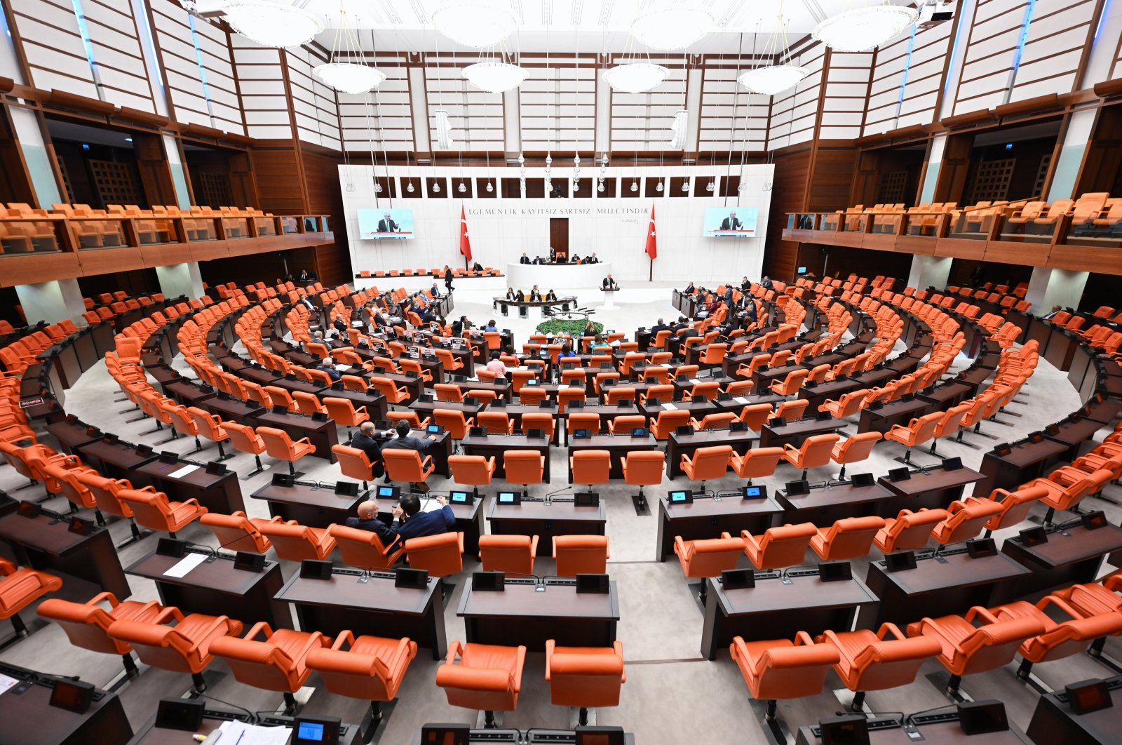 A view of the Turkish parliament, Ankara, Türkiye, June 6, 2024. (AA Photo)