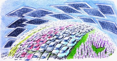 &quot;It is now understood that in the past year, three more products have been added to iron and steel and shipbuilding: electric vehicles, lithium batteries and photovoltaic products.&quot; (Illustration by Erhan Yalvaç)