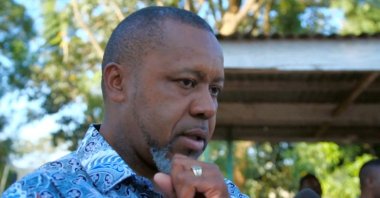 Malawi&amp;#039;s Vice President Saulos Klaus Chilima arrives at a polling station in Lilongwe, Malawi May 21, 2019, in this still image obtained from REUTERS TV video.