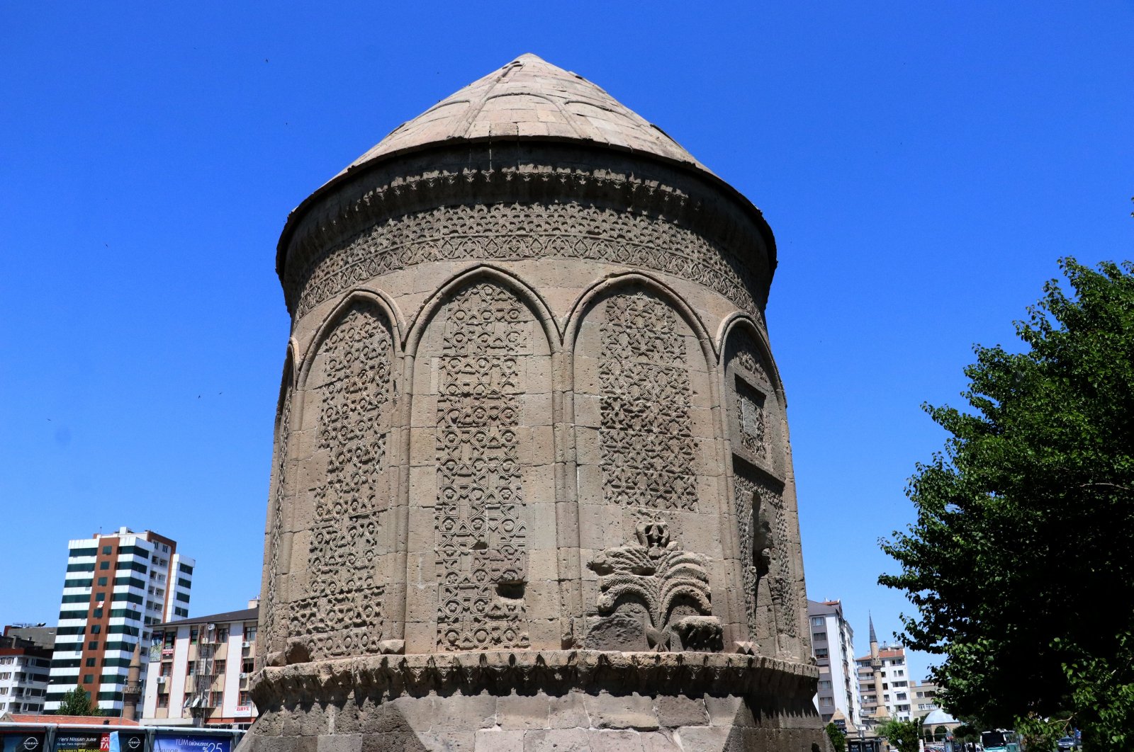 Numerous cupolas, which are known to have been built for prominent figures in Anatolia, have withstood the test of time for hundreds of years with their unique motifs and grandeur, Kayseri, Türkiye, June 5, 2024. (AA Photo)