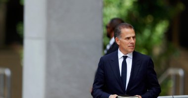 Hunter Biden, son of U.S. President Joe Biden, departs from the J. Caleb Boggs Federal Building in Wilmington, Delaware, June 10, 2024. (Getty Images via AFP)