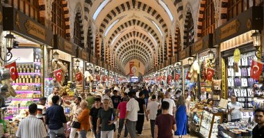 Qurban Bayram activity has started in the Grand Bazaar, Istanbul, Türkiye, June 11, 2024. (AA Photos)