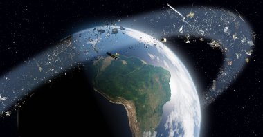 &quot;To secure the space assets and guarantee the accessibility of space, the space debris issue needs to be addressed with binding rules, especially for anti-satellite tests (ASAT), which lead to the creation of a vast number of debris.&quot; (Getty Images Illustration)