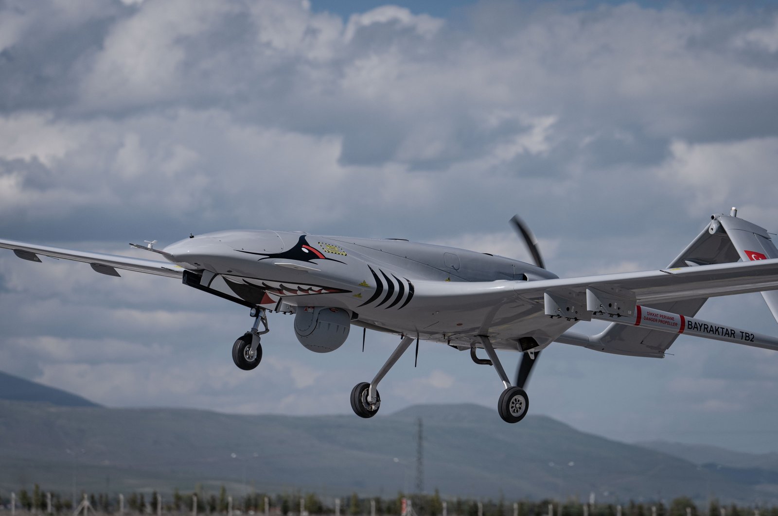Since 2020, Erzurum&#039;s UAV and SİHA fleet has logged 10,500 flight hours across Türkiye. (AA Photo) 
