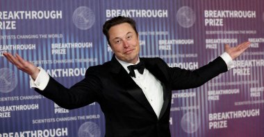 Elon Musk attends the Breakthrough Prize Awards in Los Angeles, California, U.S., April 13, 2024. (Reuters Photo)