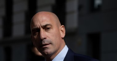 The former president of the Royal Spanish Football Federation (RFEF), Luis Rubiales, on his arrival at the National Court, Madrid, Spain, May 17, 2024. (Getty Images Photo)