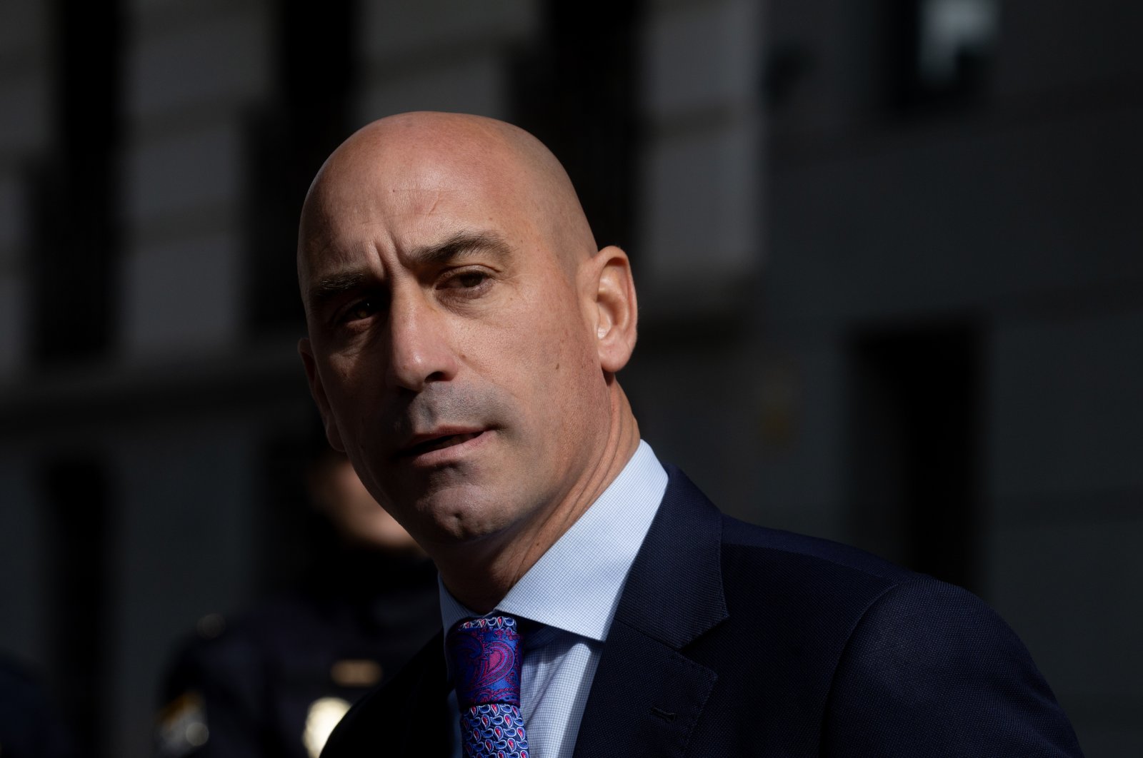 The former president of the Royal Spanish Football Federation (RFEF), Luis Rubiales, on his arrival at the National Court, Madrid, Spain, May 17, 2024. (Getty Images Photo)