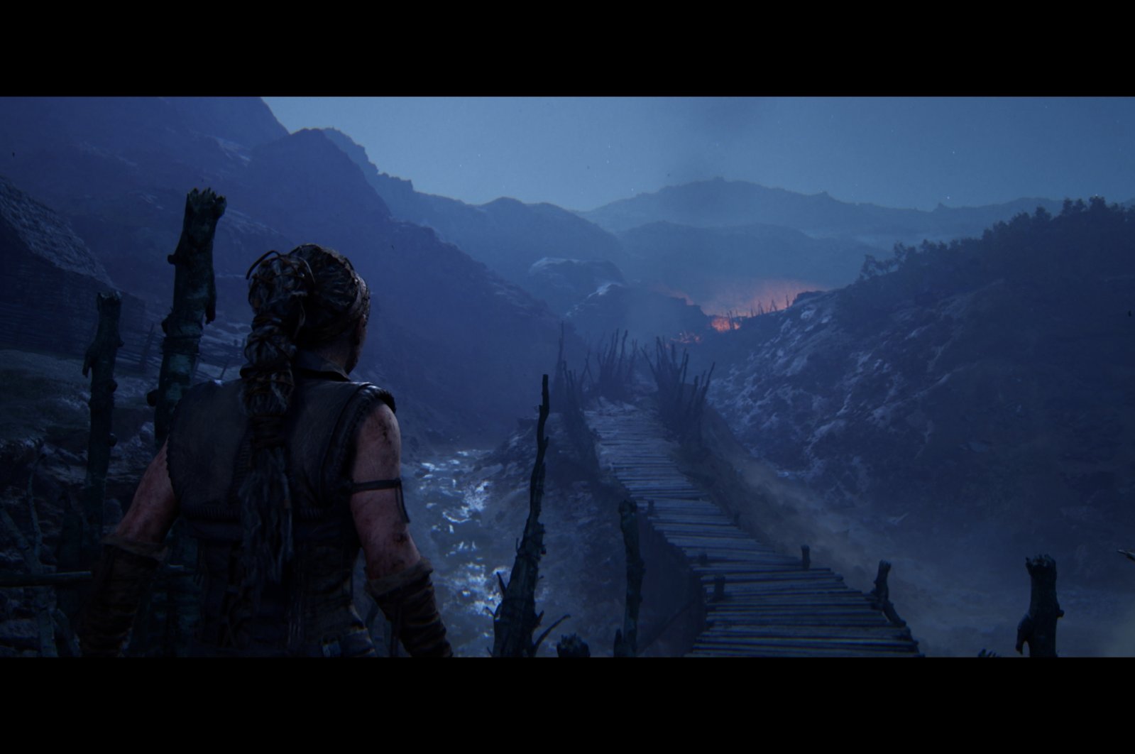 Hellblade 2 impresses above all with its visuals and the realistic animation brings Senua&#039;s story to life. (DPA Photo)