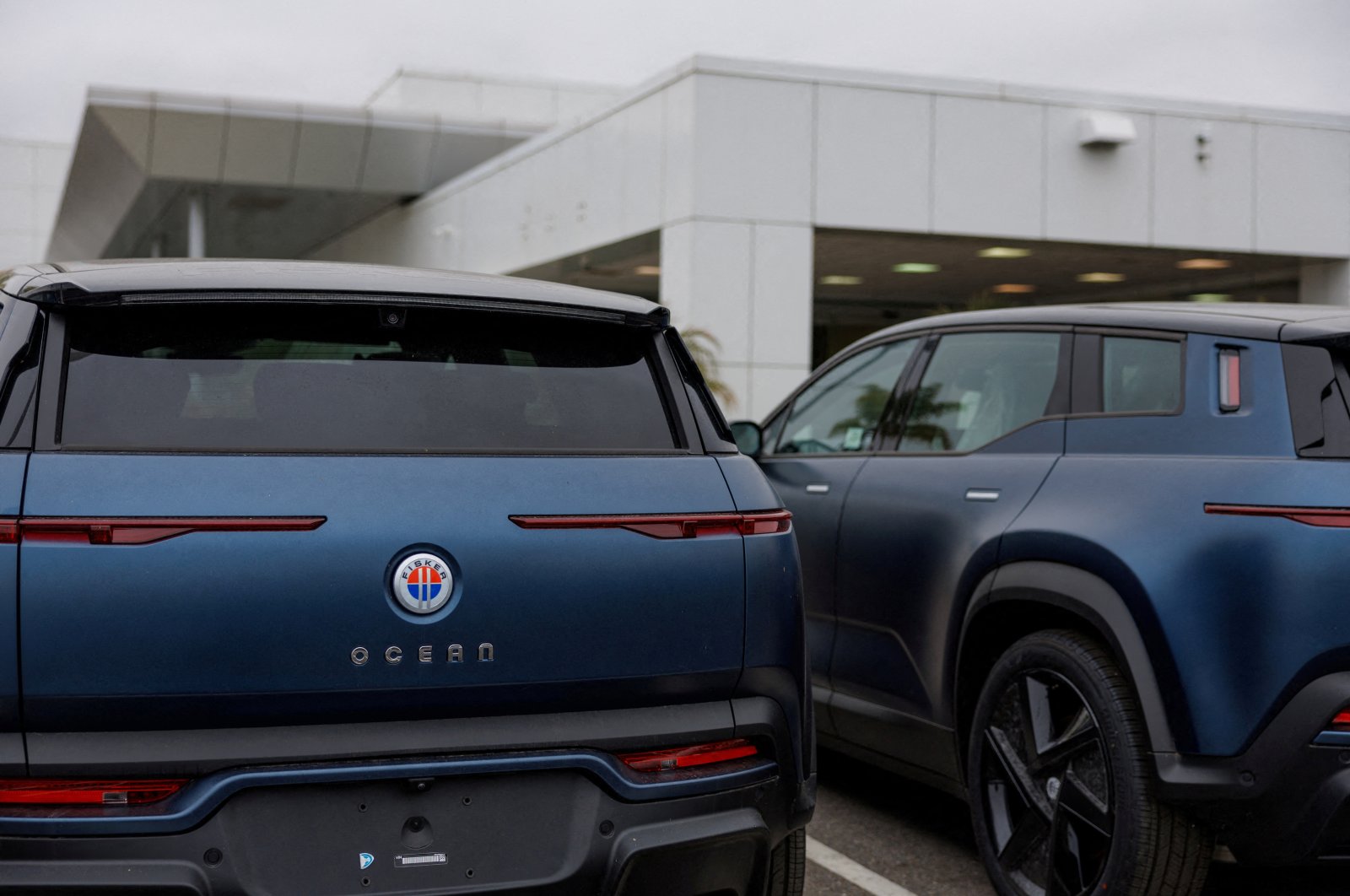 Fisker Ocean electric SUV vehicles are shown at one of the company’s sales, service and delivery centers, Vista, California, U.S., May 22, 2024. (Reuters Photo)