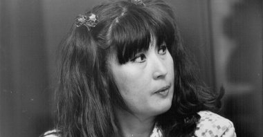 Japanese poet Kazuko Shiraishi at the Australian/Japanese Centre in Margaret St., Sydney, Australia, Dec. 9, 1981. (Getty Images Photo)