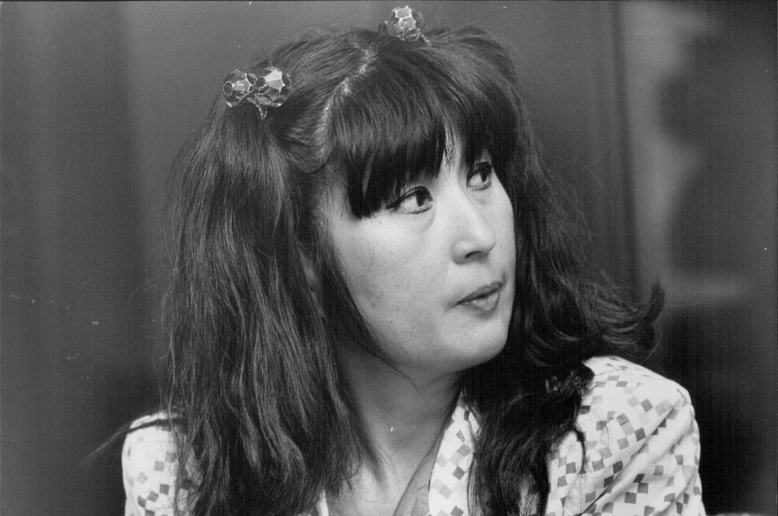 Japanese poet Kazuko Shiraishi at the Australian/Japanese Centre in Margaret St., Sydney, Australia, Dec. 9, 1981. (Getty Images Photo)