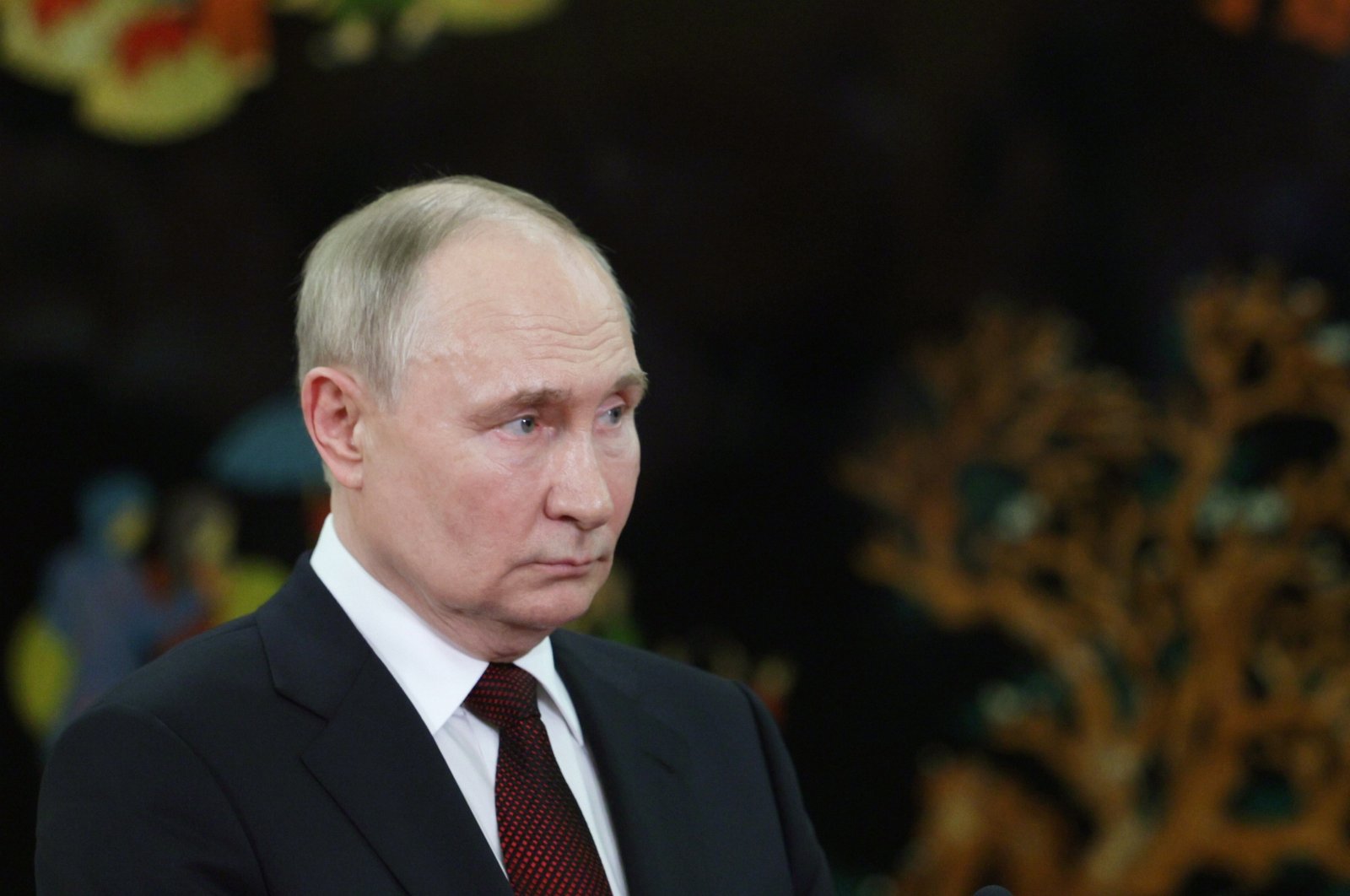 Russian President Vladimir Putin speaks during a news conference in Hanoi, Vietnam, June 20, 2024. (Kremlin Pool Photo via EPA)