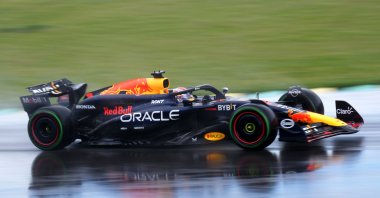 Red Bull Racing&#039;s Dutch driver Max Verstappen races during the 2024 Canada Formula One Grand Prix at Circuit Gilles-Villeneuve, Montreal, Canada, June 9, 2024. (AA Photo)