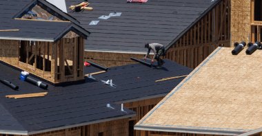 A construction worker works at a Lennar residential housing development, San Diego, California, U.S., June 18, 2024. (Reuters Photo)
