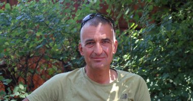 Turkish mountaineer Tunç Fındık during an interview with Anadolu Agency (AA), Erzincan, Türkiye, June 25, 2024. (AA Photo)