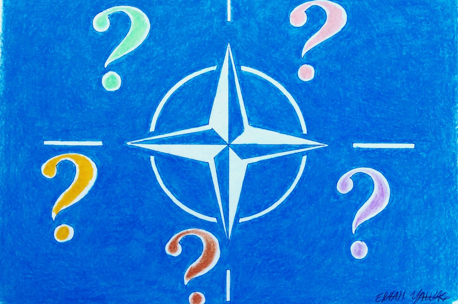 A series of debates will essentially clarify the future position of NATO in the global economic-political system. (Illustration by Erhan Yalvaç)