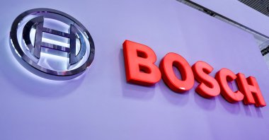 A view shows a sign of the German company Bosch during an event a day ahead of the official opening of the 2023 Munich Auto Show IAA Mobility, Munich, Germany, Sept. 4, 2023. (Reuters Photo)