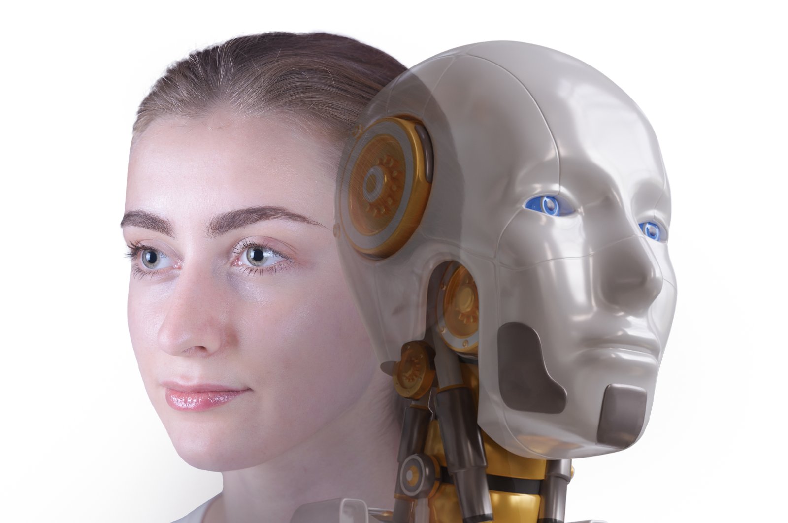 Scientists aim to endow robots with self-healing biological skin to replace the standardly used silicone rubber. (Getty Images)