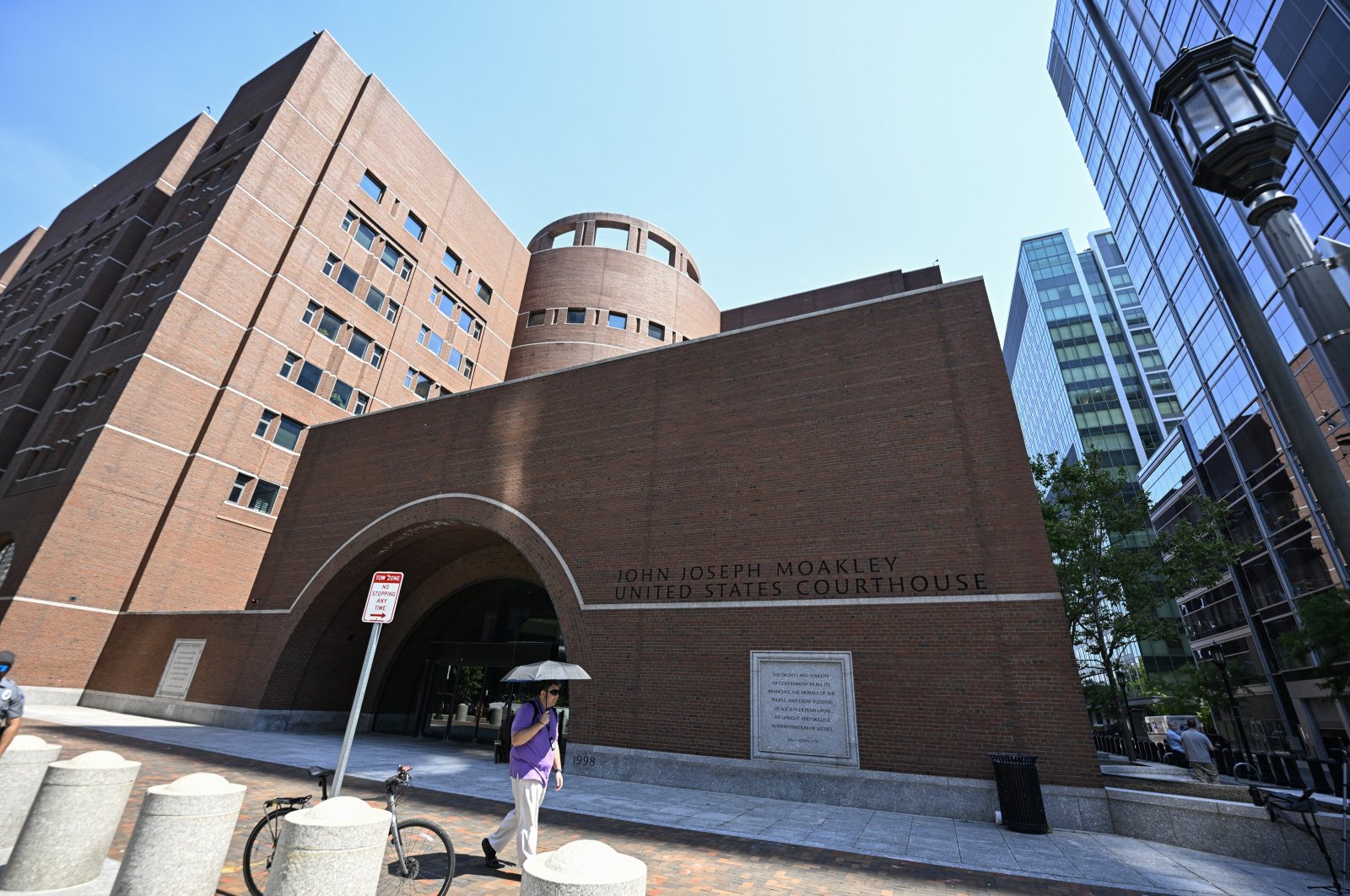 The courthouse where the hearing of Eylem Tok and her son Timur Cihantimur took place in Boston, June 18, 2024. (AA File Photo)