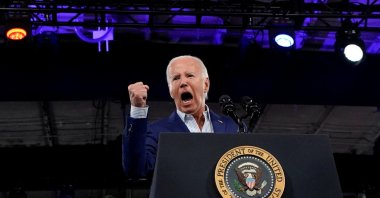 
U.S. President Joe Biden speaks during a campaign rally in Raleigh, North Carolina, U.S., June 28, 2024. (Reuters Photo)