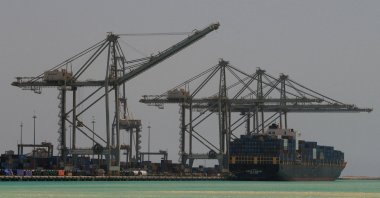 A view of the construction site of a new container terminal of Ain Sokhna Port in Ain Sokhna, Suez Province, Egypt, May 30, 2024. (Reuters Photo)