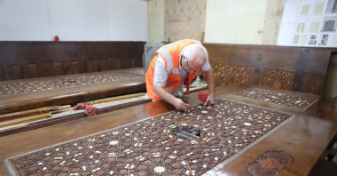 Selimiye Mosque's centuries-old doors are 4 meters tall and 250 kilograms each, Edirne, Türkiye, June 28, 2024. (AA Photo) 