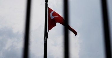  The Turkish flag flies at the Embassy of Türkiye in Washington, U.S., Aug. 6, 2018. (Reuters Photo)