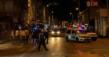 Police intervened in violent riots over the alleged abuse of a Syrian child by a Syrian man in central Kayseri province, Türkiye, July 2, 2024. (DHA Photo)