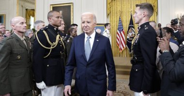 U.S. President Joe Biden at the White House in Washington, D.C., U.S., July 3, 2024. (EPA Photo)