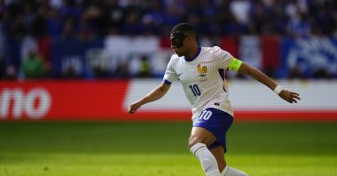 France&#039;s Kylian Mbappe during the UEFA Euro 2024 round of 16 match against Belgium at Dusseldorf Arena, Dusseldorf, Germany, July 1, 2024. (Getty Images Photo)
