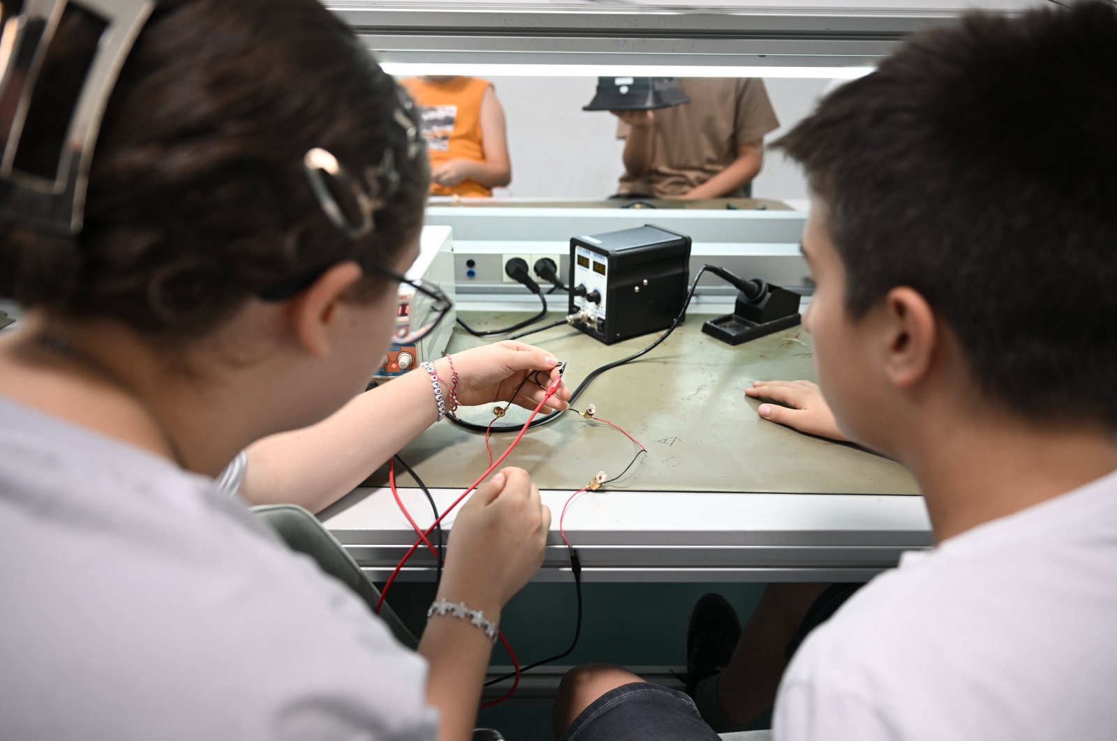 The craft workshops have been initiated for middle school students, Ankara, Türkiye, July 3, 2024. (AA Photo)