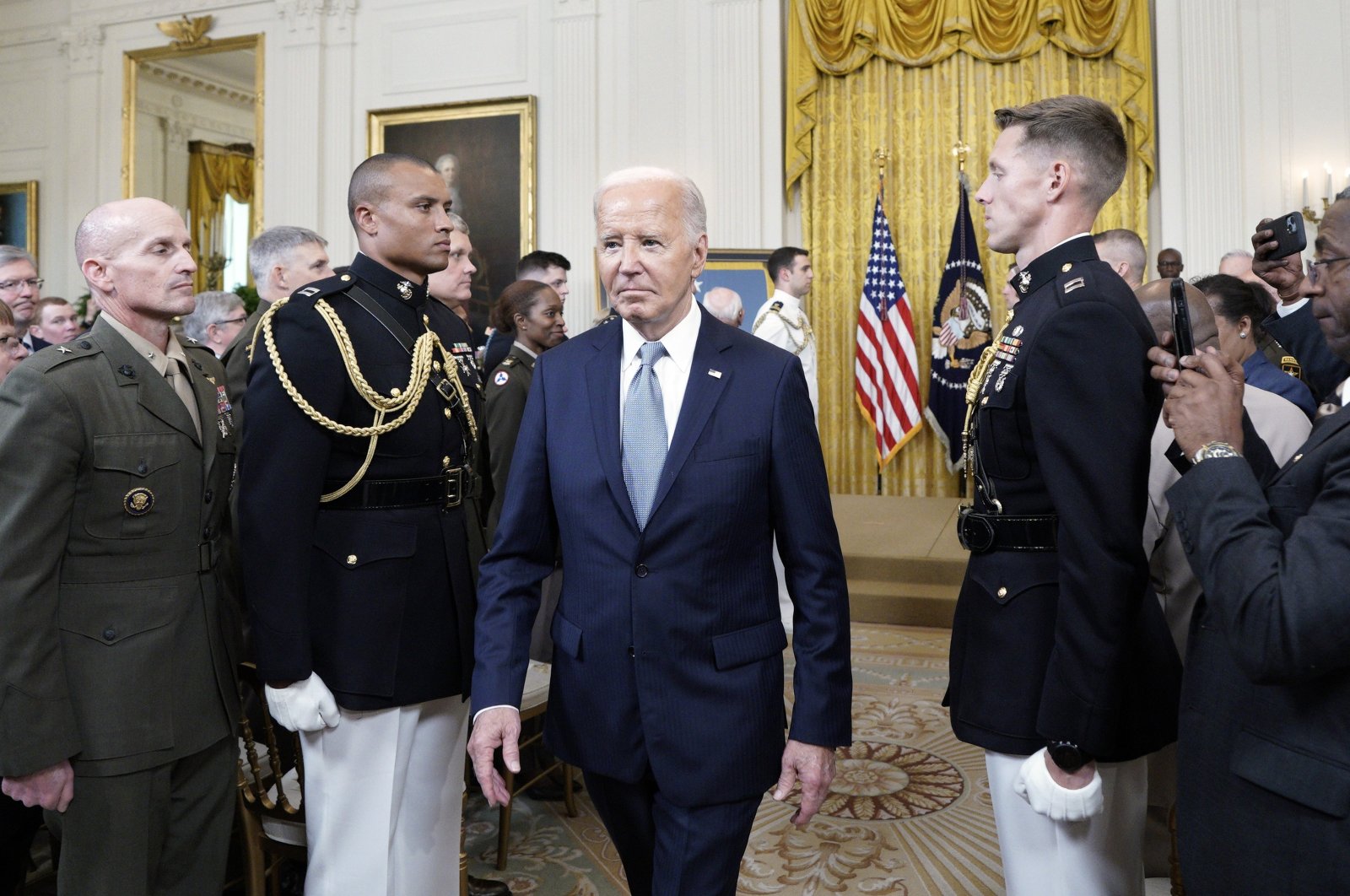 U.S. President Joe Biden at the White House in Washington, D.C., U.S., July 3, 2024. (EPA Photo)