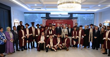 The closing event concluded with a group photo of all participants, Ankara, Türkiye, July 4, 2024. (AA Photo) 