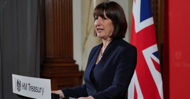 Chancellor of the Exchequer Rachel Reeves gives a speech at the Treasury in London, Britain, to an audience of leading business figures and senior stakeholders, announcing the first steps the new Government will be taking to deliver economic growth, July 8, 2024. (Reuters Photo)