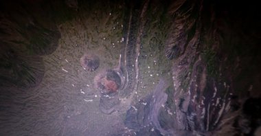 Meteor craters located at an altitude of 3,500 meters on Mount Ağrı, Türkiye, July 8, 2024. (AA Photo)