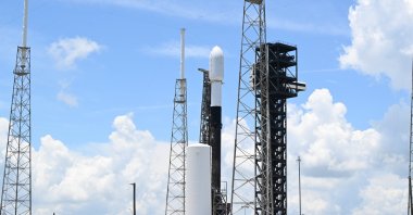Türksat 6A is seen at Cape Canaveral Spaceport, Florida, U.S., July 8, 2024. (AA Photo)